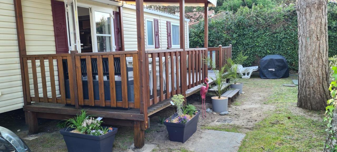 Mobil-Home Confort Camping Le Bois Masson Сен-Жан-де-Мон Экстерьер фото